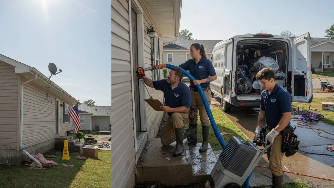 Ceiling Water Damage Restoration in Dubuque, IA near me